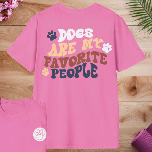 dogs are my favorite people T-shirt