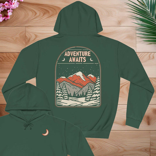 Adventure Awaits Bluza z Kapturem