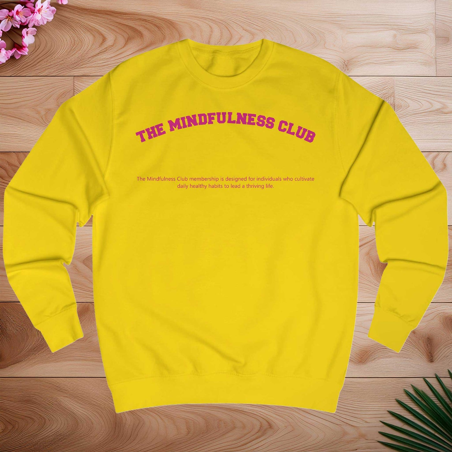 THE MINDFULNESS CLUB Bluza bez kaptura